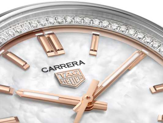 Carrera Date 36mm MOP Dial Ladies Automatic Watch