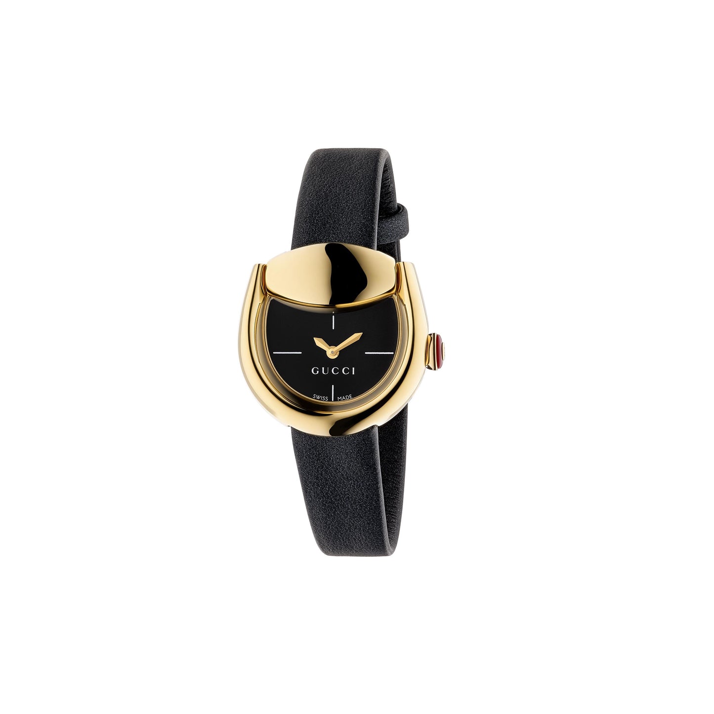 GUCCI Horsebit Yellow Gold Plated Quartz Watch
