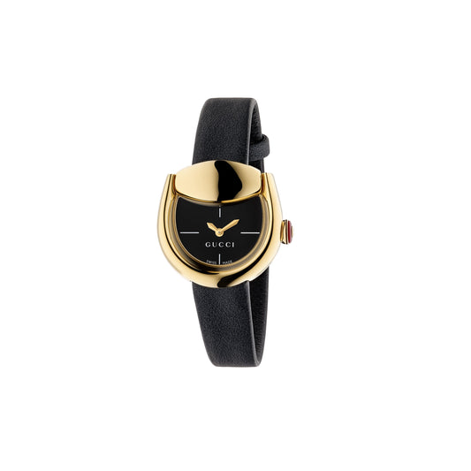 GUCCI Horsebit Yellow Gold Plated Quartz Watch