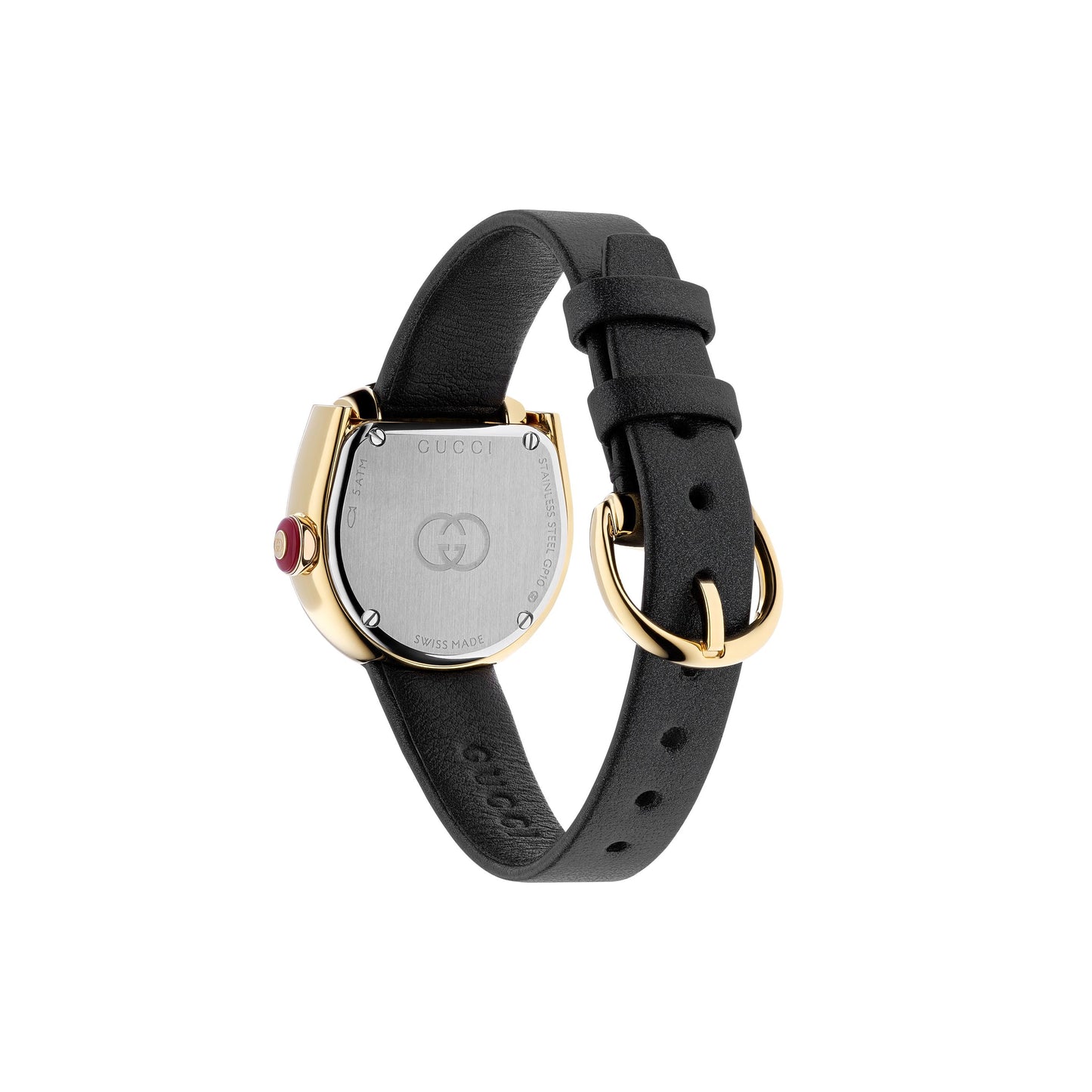 GUCCI Horsebit Yellow Gold Plated Quartz Watch