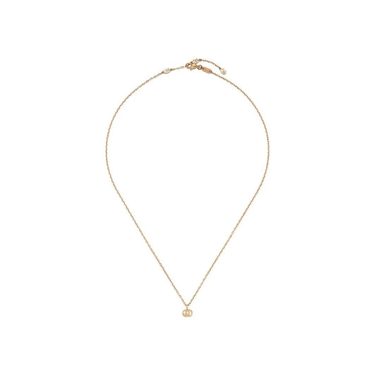 GUCCI 18ct Rose Gold Running G Necklace