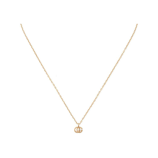 GUCCI 18ct Rose Gold Running G Necklace