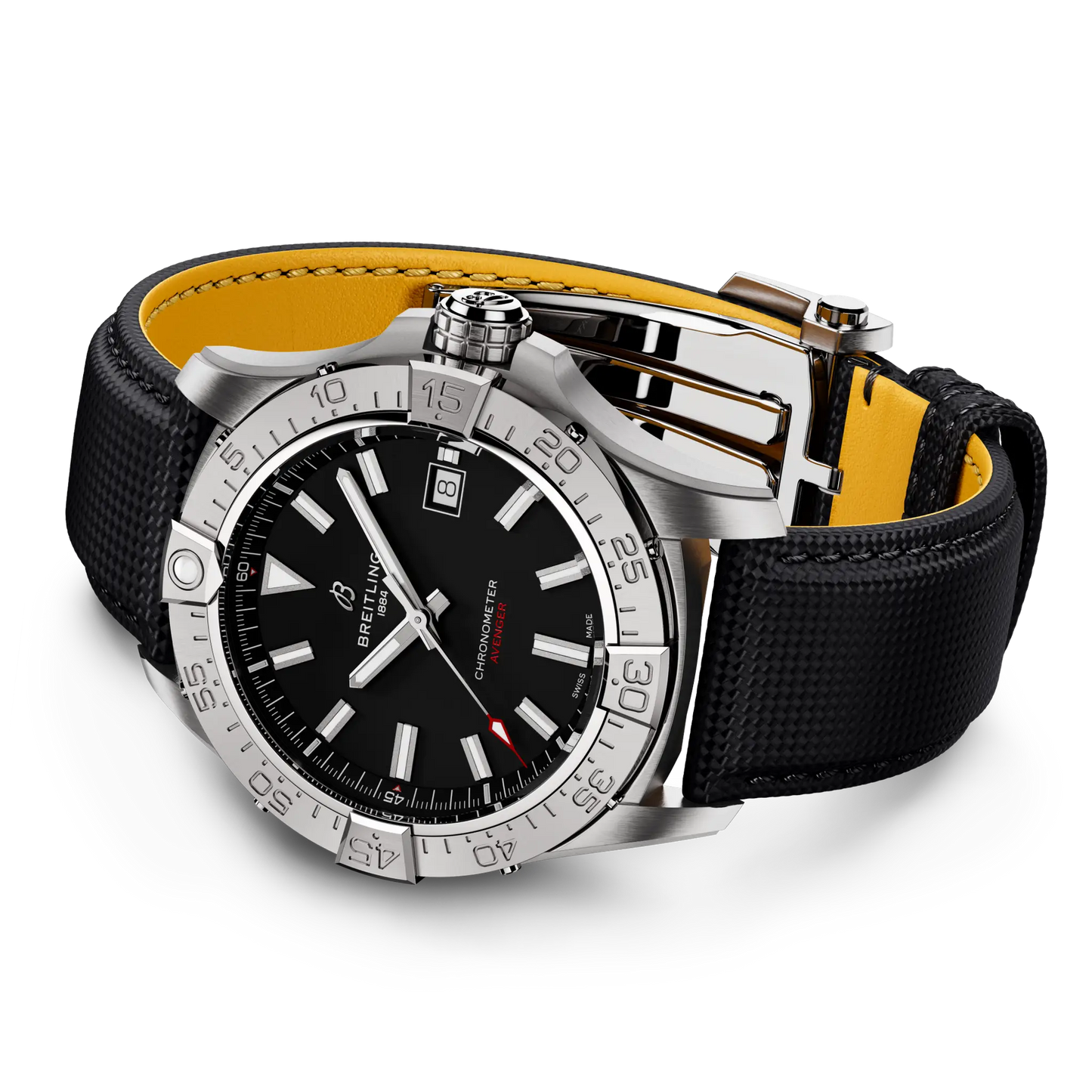 AVENGER AUTOMATIC 42 | 42mm Steel Case Leather Strap