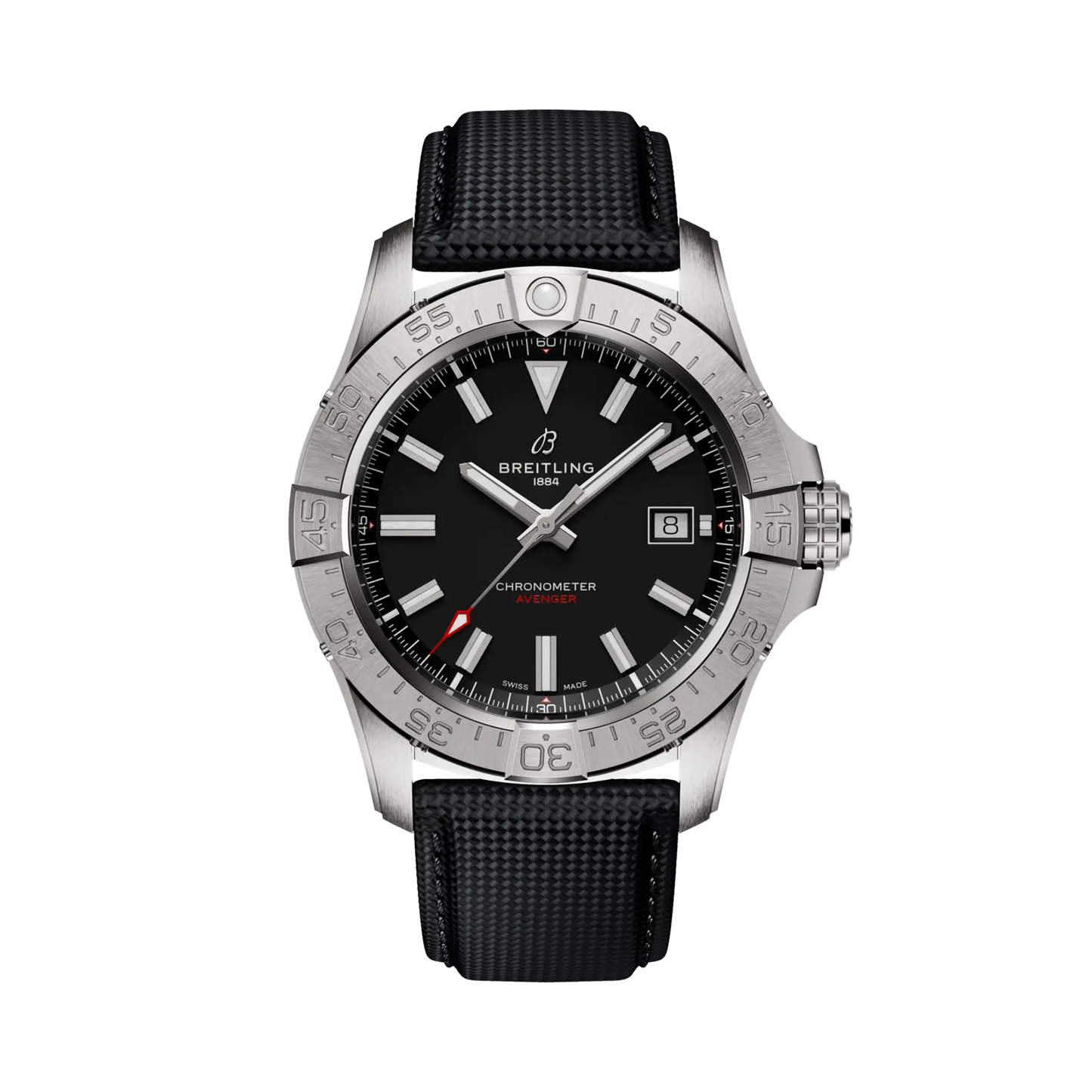 AVENGER AUTOMATIC 42 | 42mm Steel Case Leather Strap