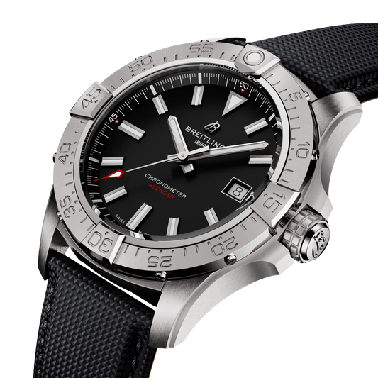 AVENGER AUTOMATIC 42 | 42mm Steel Case Leather Strap
