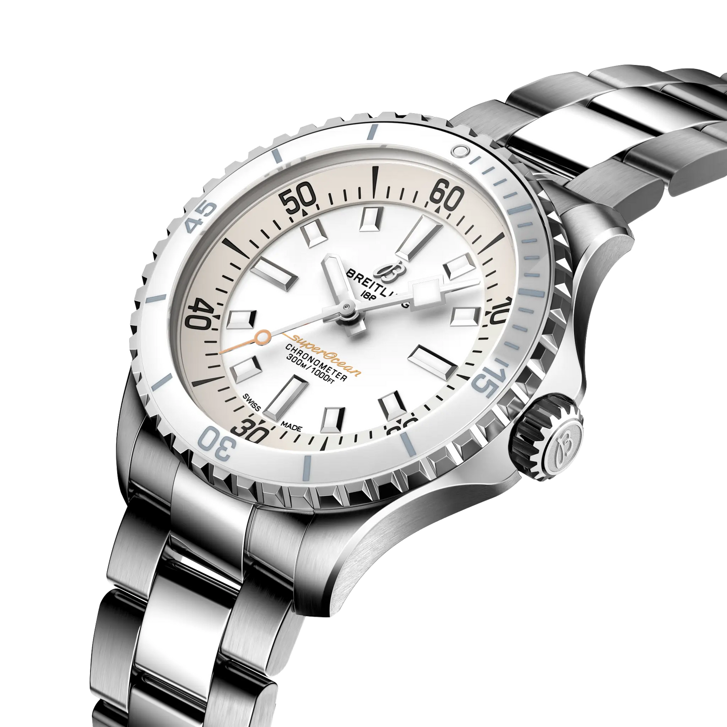 SUPEROCEAN AUTOMATIC 36 | 36mm Steel Case White Dial