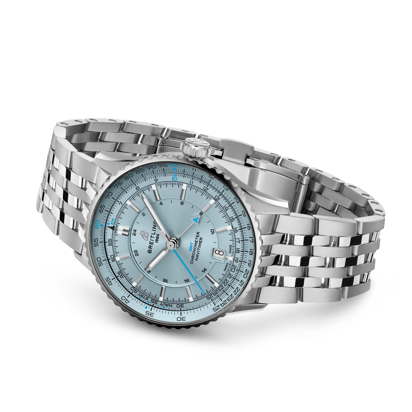 Navitimer Automatic GMT 41 | 41mm Steel Case Blue Dial