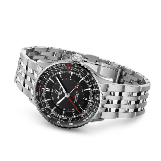 Navitimer Automatic GMT 41 | 41mm Steel Case Black Dial