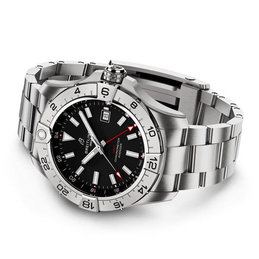 AVENGER AUTOMATIC GMT 44 | 44mm Steel Case Black Dial