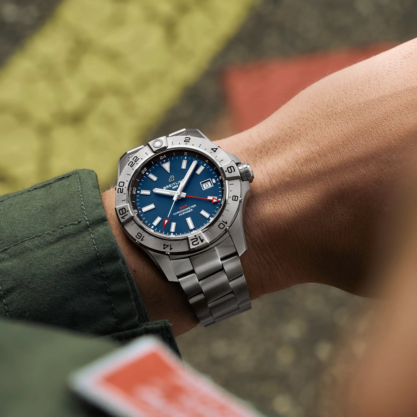 AVENGER AUTOMATIC GMT 44 | 44mm Steel Case Blue Dial