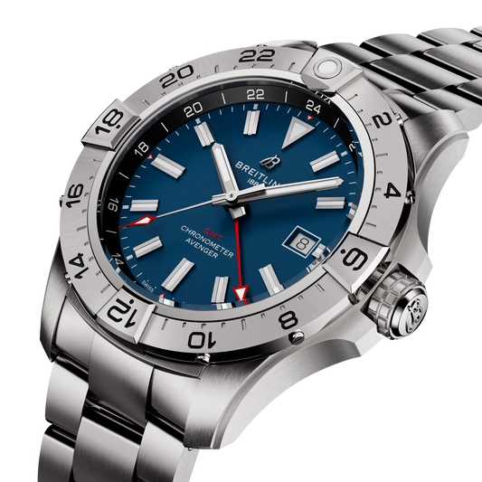 AVENGER AUTOMATIC GMT 44 | 44mm Steel Case Blue Dial
