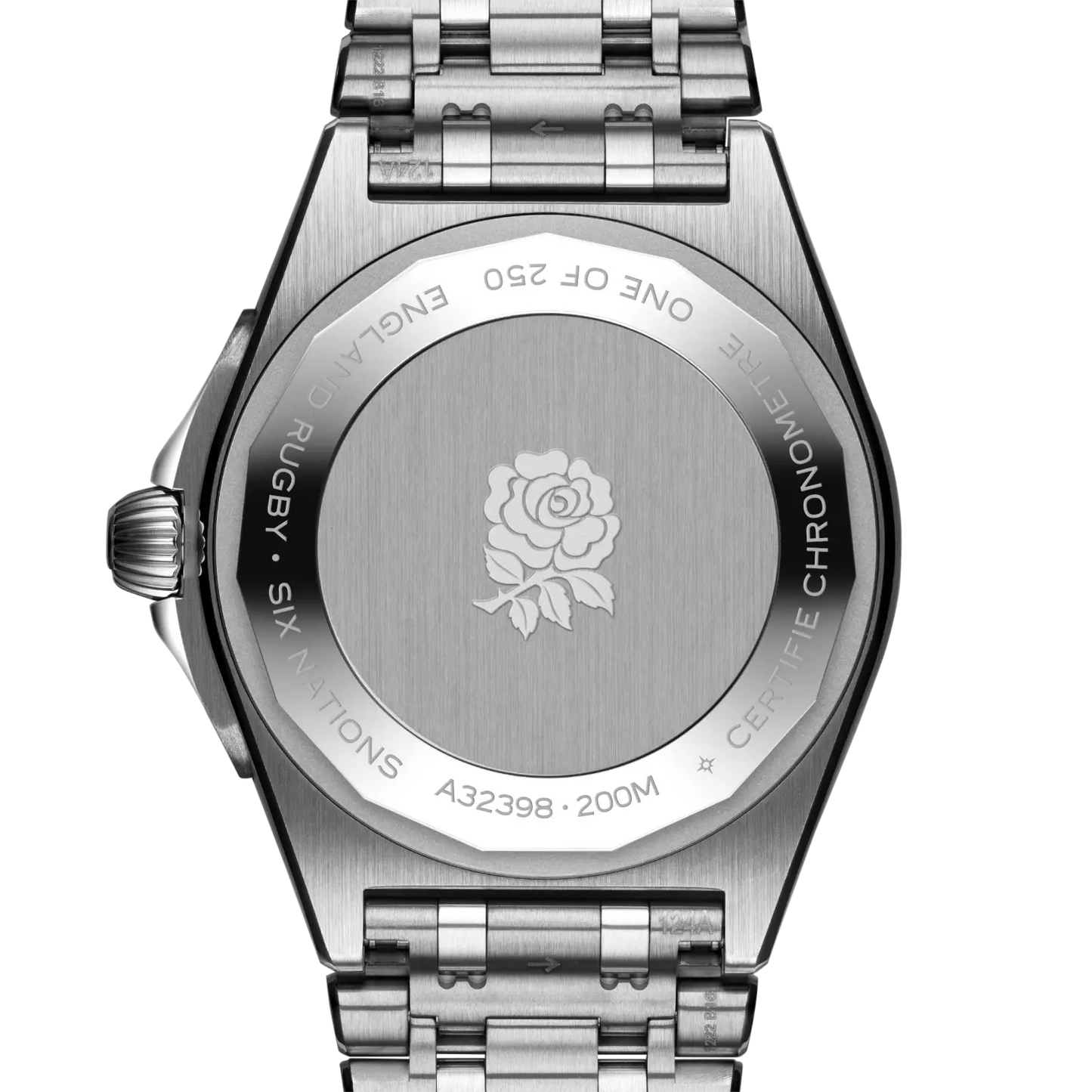Chronomat Automatic GMT 40 Six Nations England | 40mm Steel Case White Dial