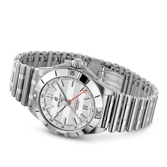 Chronomat Automatic GMT 40 Six Nations England | 40mm Steel Case White Dial