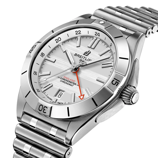 Chronomat Automatic GMT 40 Six Nations England | 40mm Steel Case White Dial