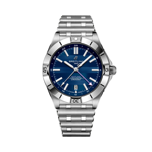 Chronomat Automatic GMT 40 Six Nations Scotland | 40mm Steel Case Blue Dial