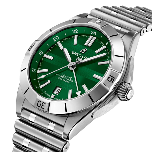 Chronomat Automatic GMT 40 Six Nations Ireland | 40mm Steel Case Green Dial