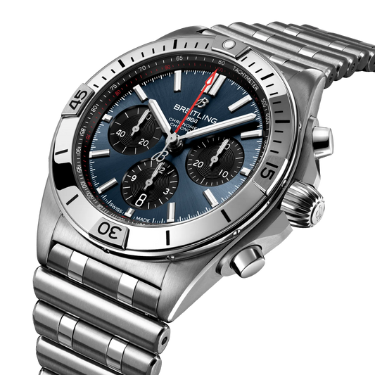 CHRONOMAT BO1 42 | 42mm Steel Case Blue Dial