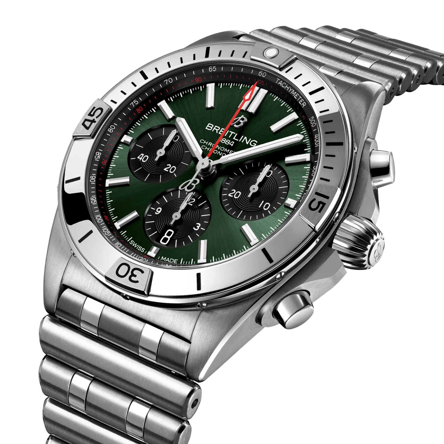 CHRONOMAT B01 42 | 42mm Steel Case Green Dial