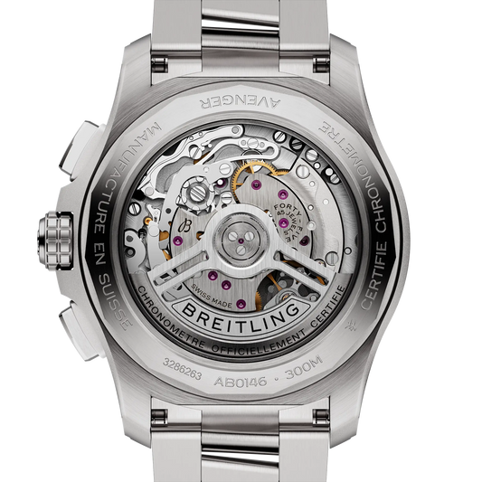 Avenger B01 Chronograph 42 | 42mm Steel Case Black Dial