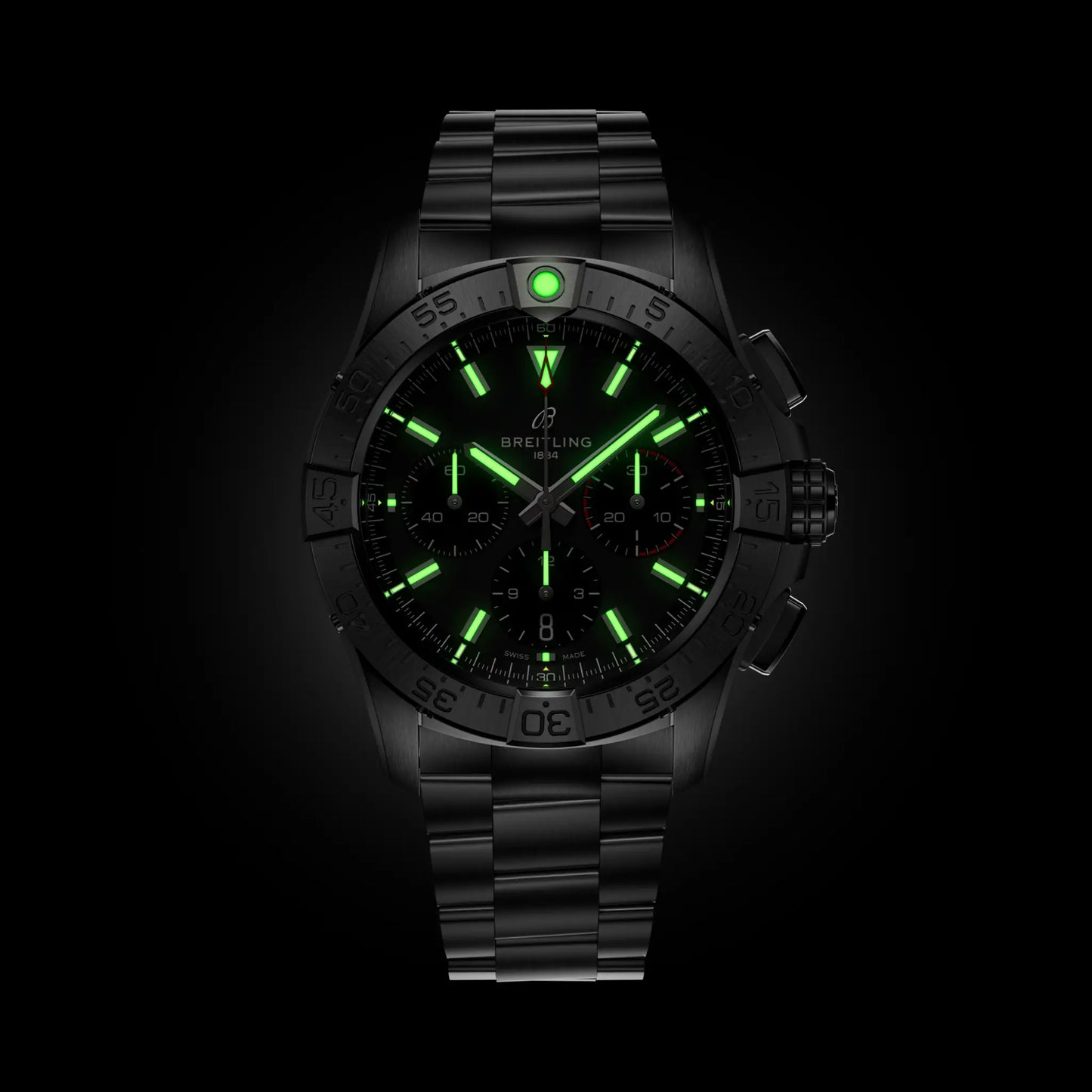 Avenger B01 Chronograph 42 | 42mm Steel Case Black Dial