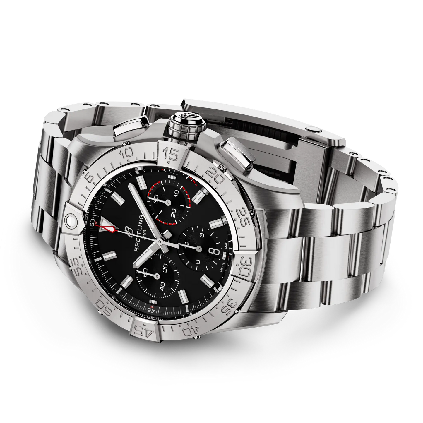 Avenger B01 Chronograph 42 | 42mm Steel Case Black Dial