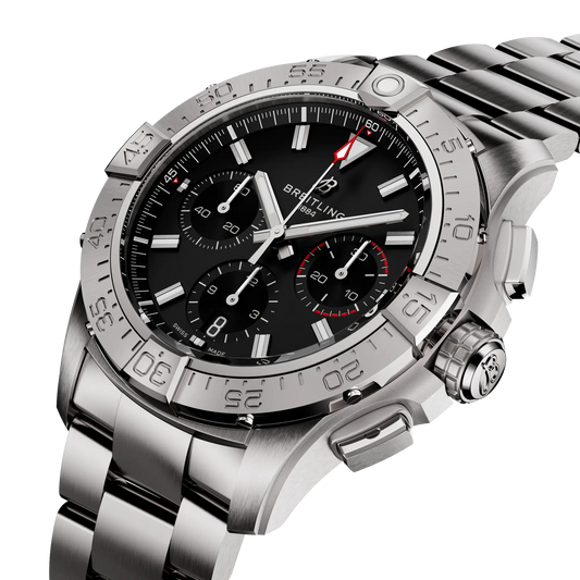 Avenger B01 Chronograph 42 | 42mm Steel Case Black Dial