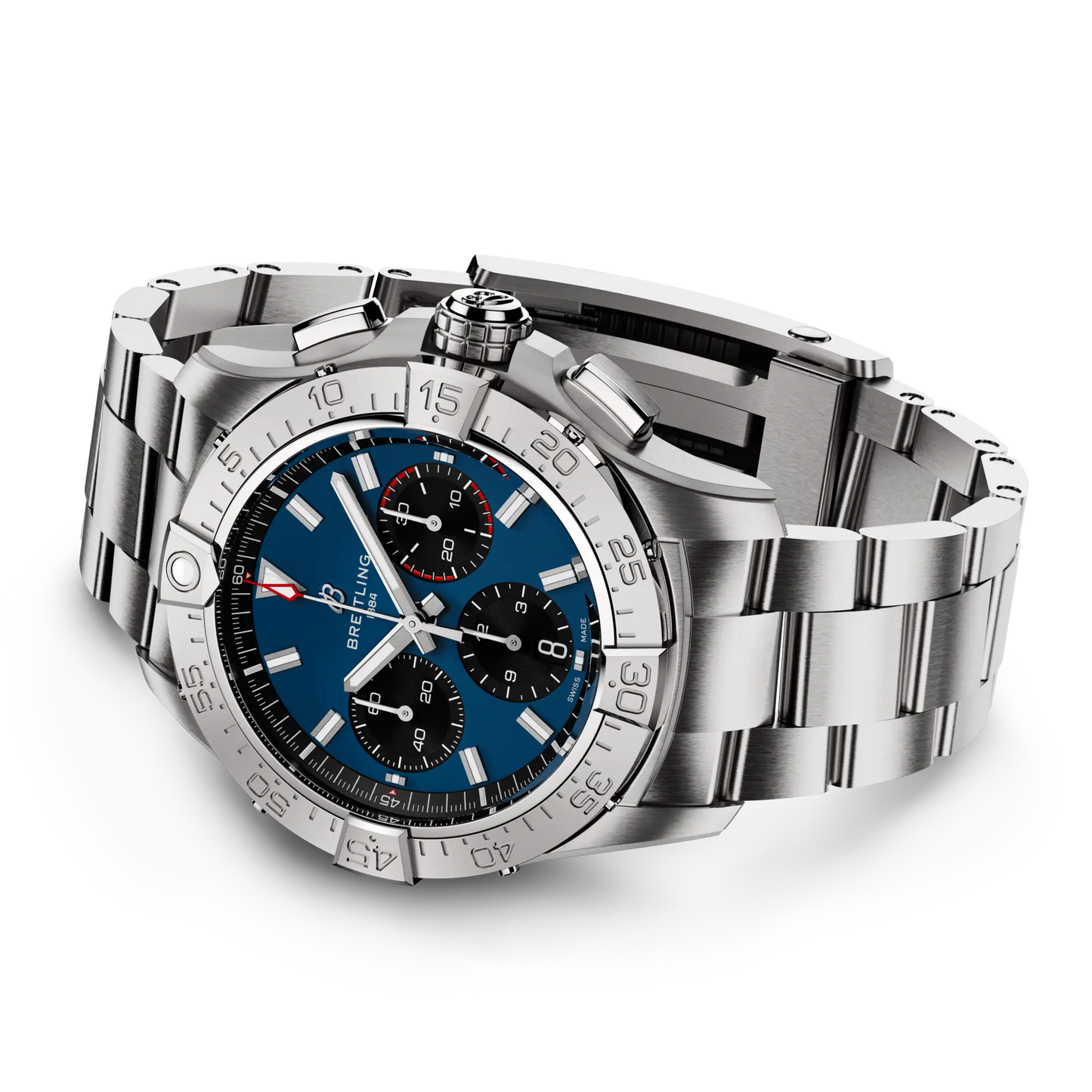 Avenger B01 Chronograph 42 | 42mm Steel Case Blue Dial
