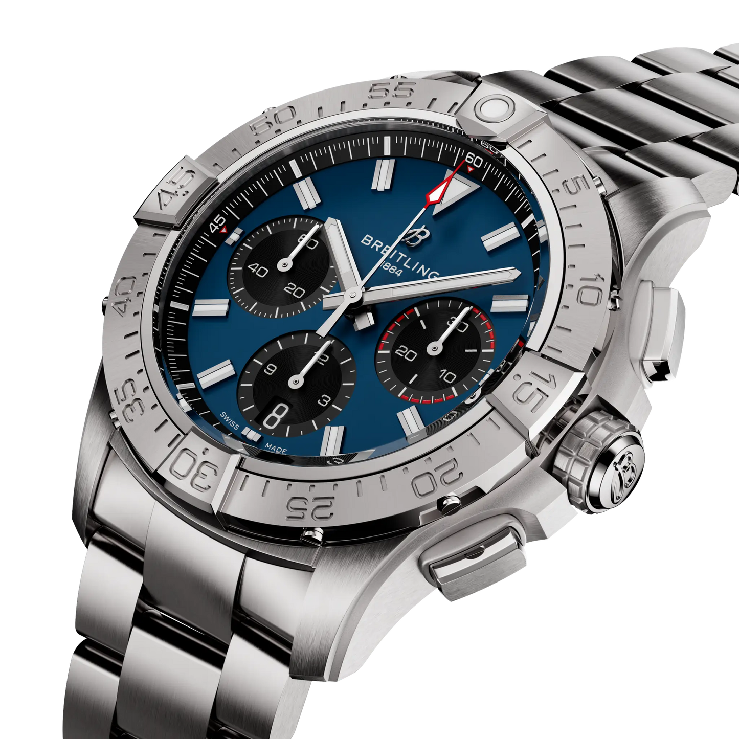 Avenger B01 Chronograph 42 | 42mm Steel Case Blue Dial