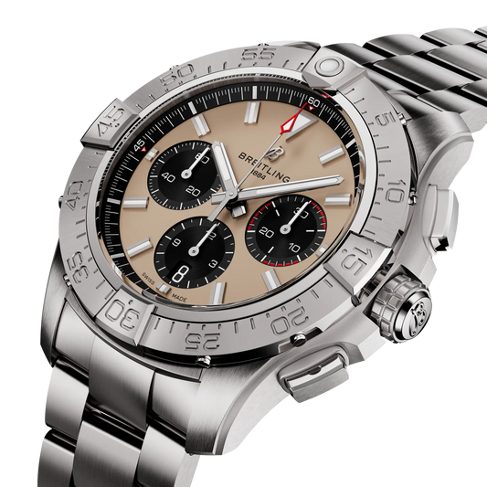 AVENGER B01 CHRONOGRAPH 44 | 44mm Steel Case Beige Dial