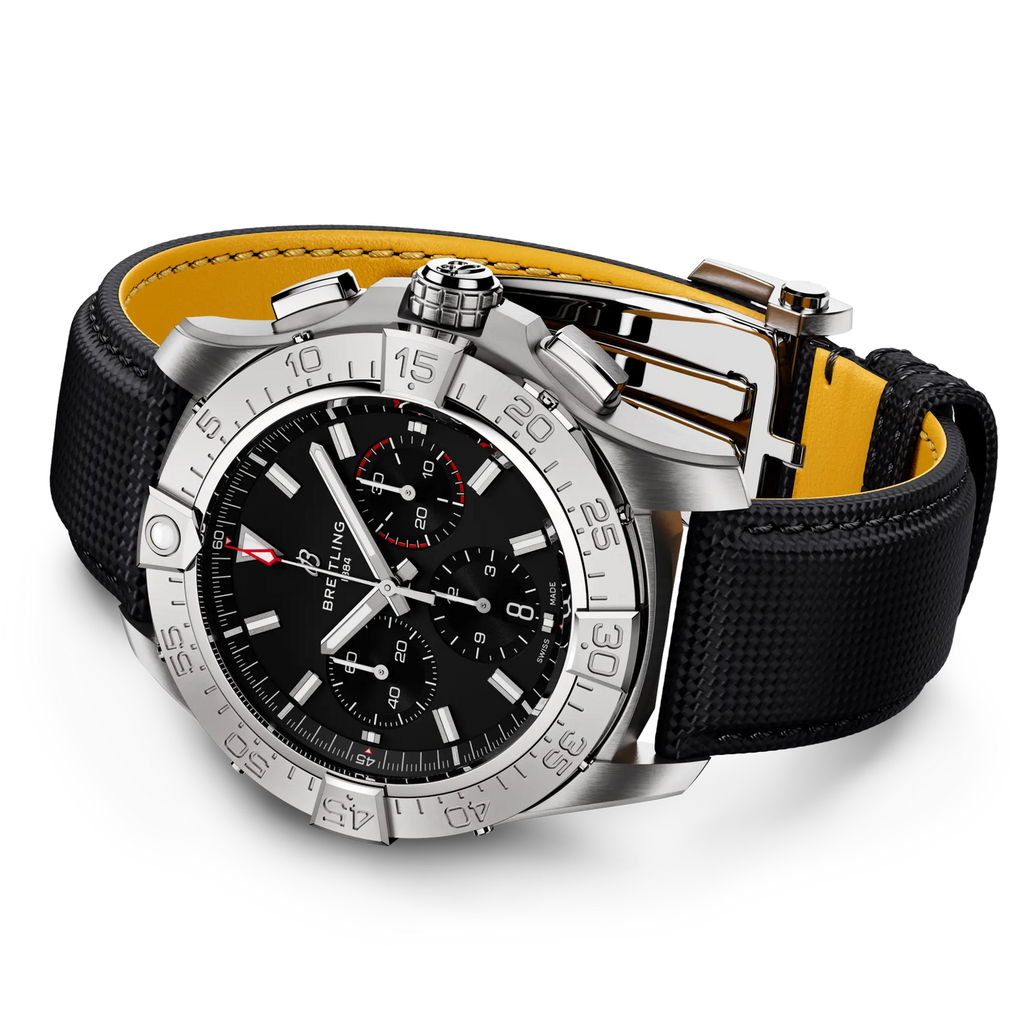 AVENGER B01 CHRONOGRAPH 44 | 44mm Steel Case Leather Strap