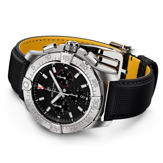 AVENGER B01 CHRONOGRAPH 44 | 44mm Steel Case Leather Strap