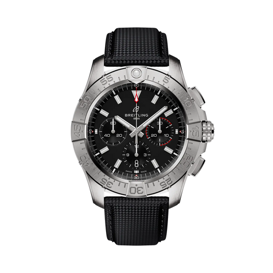 AVENGER B01 CHRONOGRAPH 44 | 44mm Steel Case Leather Strap