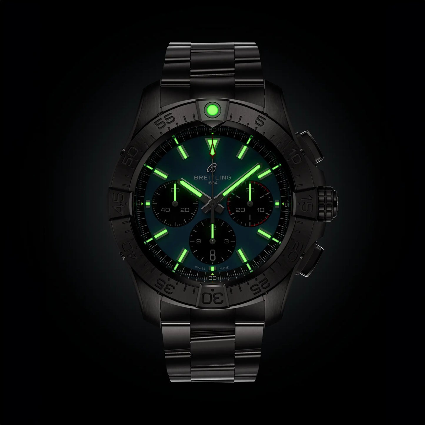 AVENGER B01 CHRONOGRAPH 44 | 44mm Steel Case Blue Dial