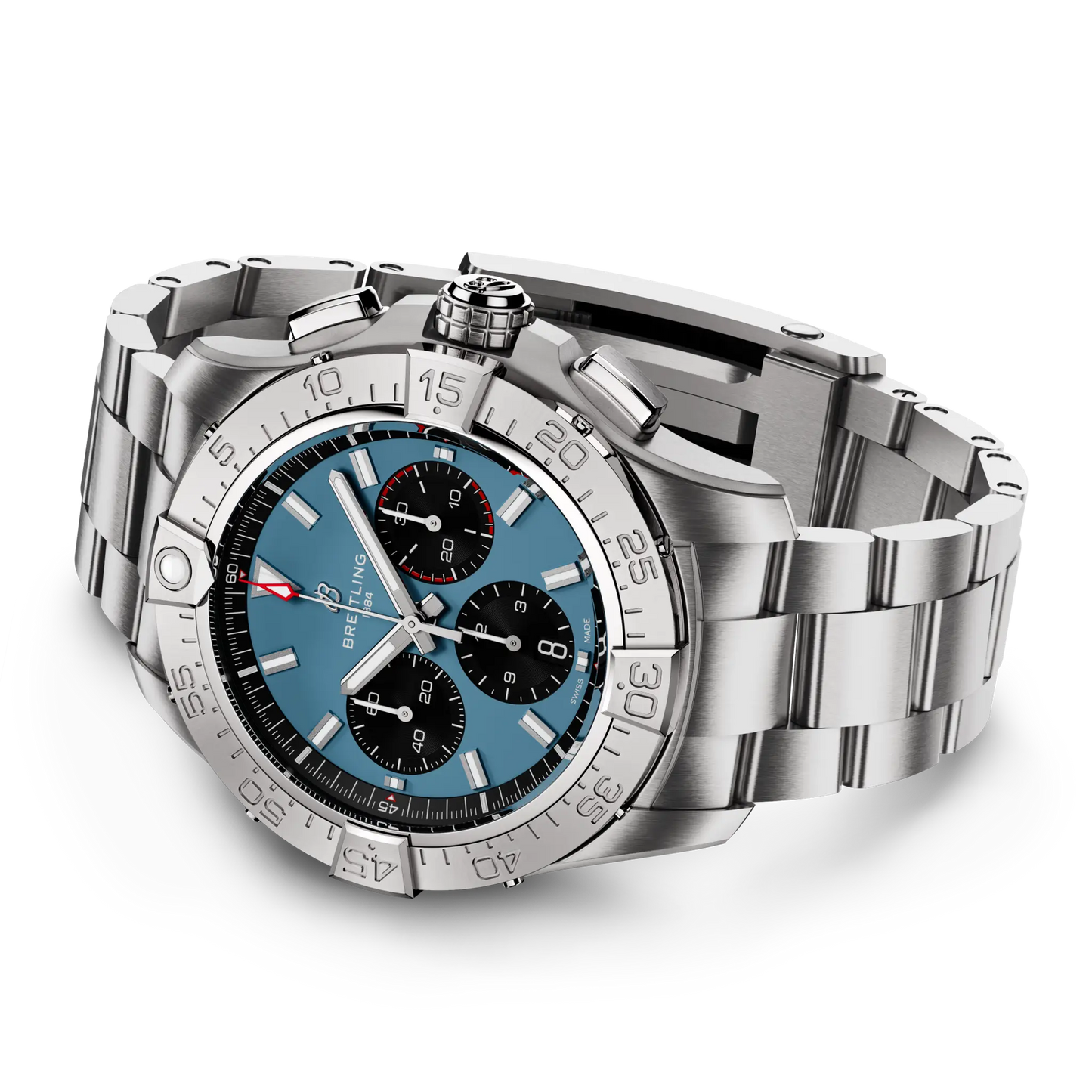 AVENGER B01 CHRONOGRAPH 44 | 44mm Steel Case Blue Dial