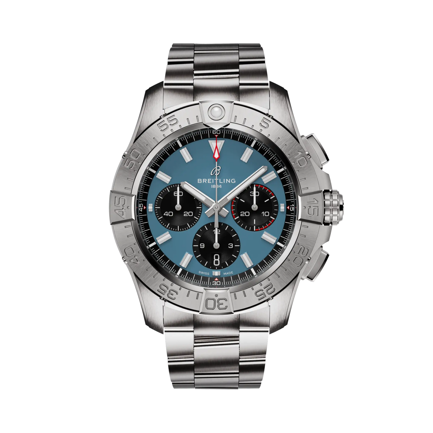 AVENGER B01 CHRONOGRAPH 44 | 44mm Steel Case Blue Dial
