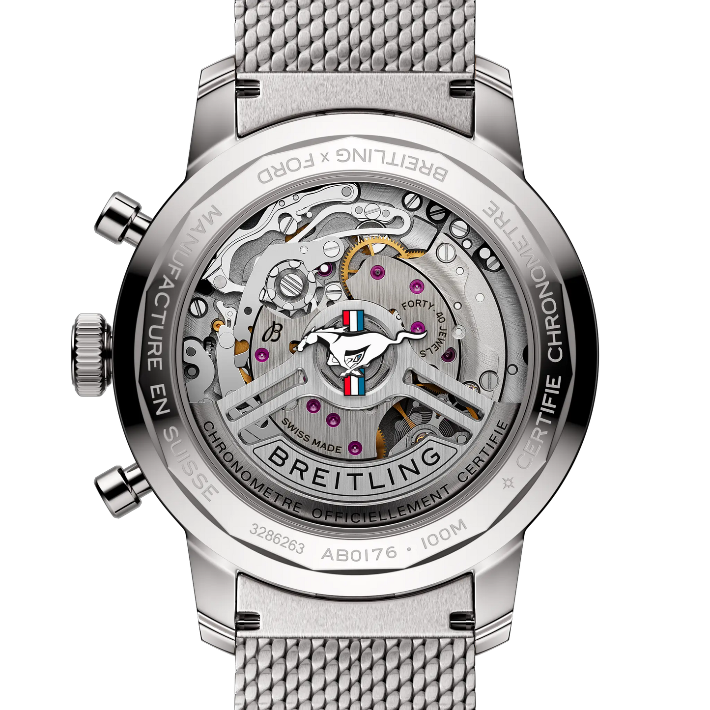 TOP TIME B01 FORD MUSTANG | 41mm Steel Case Green Dial