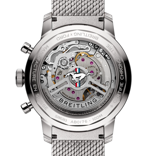 TOP TIME B01 FORD MUSTANG | 41mm Steel Case Green Dial