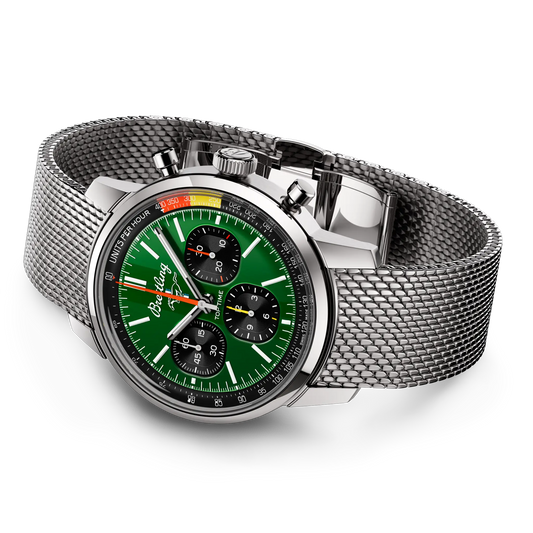 TOP TIME B01 FORD MUSTANG | 41mm Steel Case Green Dial