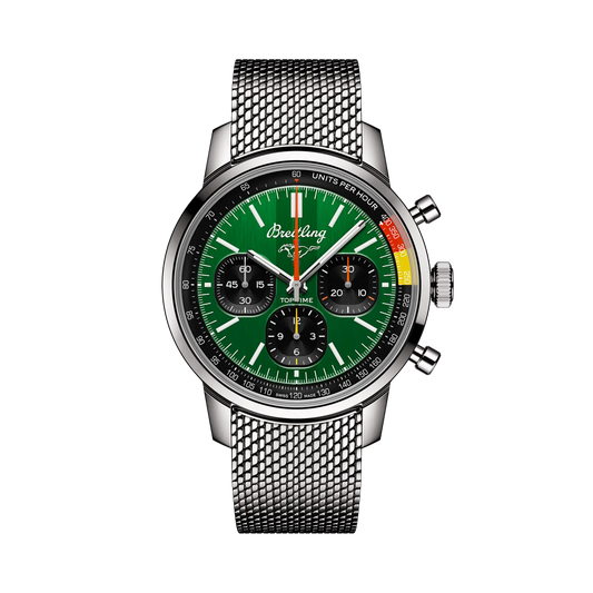TOP TIME B01 FORD MUSTANG | 41mm Steel Case Green Dial