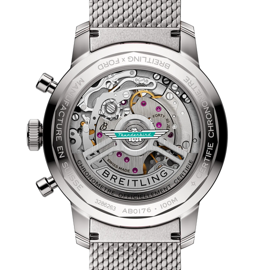 TOP TIME B01 FORD THUNDERBIRD | 41mm Steel Case White Dial