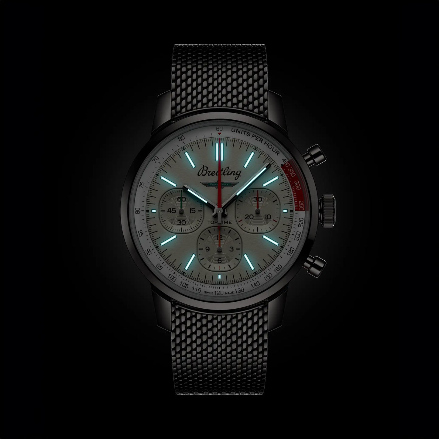 TOP TIME B01 FORD THUNDERBIRD | 41mm Steel Case White Dial