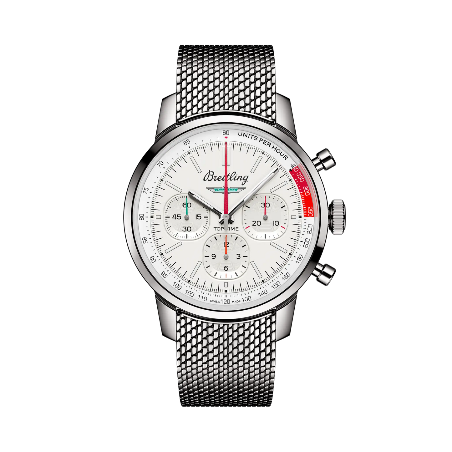 TOP TIME B01 FORD THUNDERBIRD | 41mm Steel Case White Dial