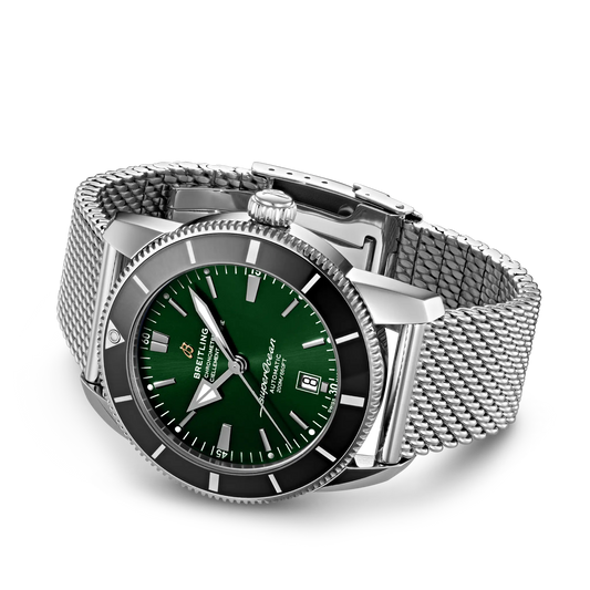 SUPEROCEAN HERITAGE B20 AUTOMATIC 46 | 46mm Steel Case Green Dial