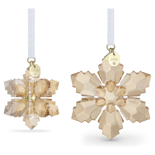 Annual Edition Festive 3D Ornament Set 2026, Gold tone