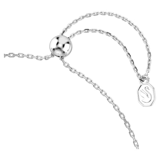 Ariana Grande x Swarovski bracelet, Mixed cuts, Flower, Multicolored, Rhodium plated