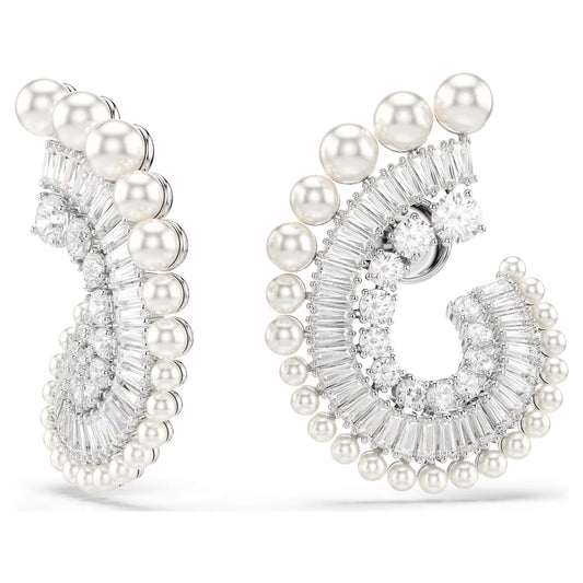 Ariana Grande x Swarovski drop earrings, Pearl