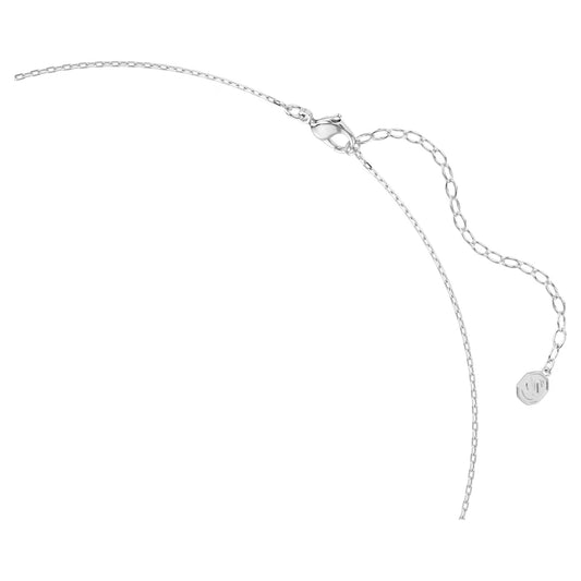 Ariana Grande x Swarovski Tennis Y necklace, Mixed cuts, Dragonfly, Multicolored, Rhodium plated