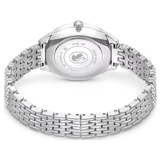 Attract watch, Swiss Made, Metal bracelet, Silver tone, Stainless steel