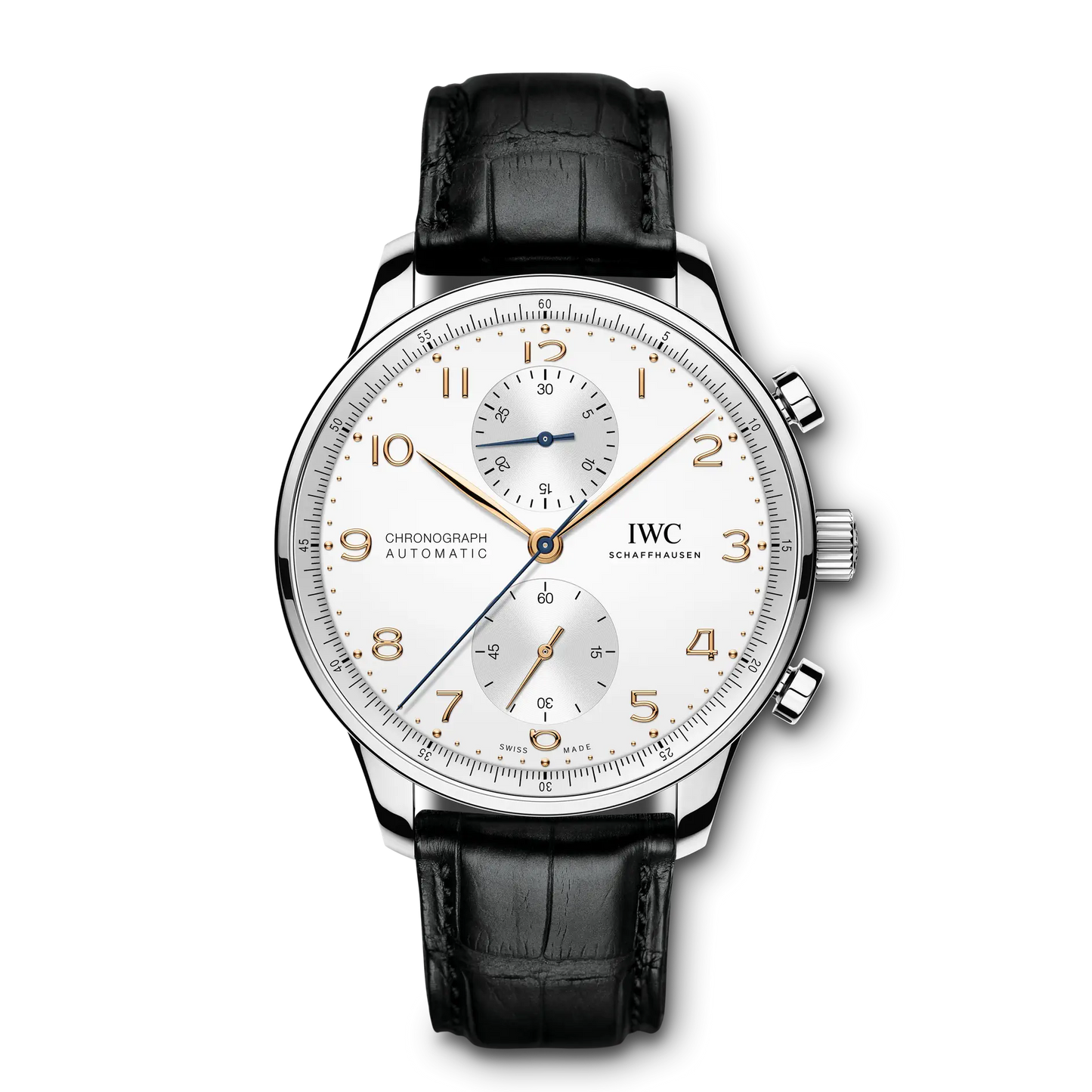 Portugieser Chronograph 41mm Leather Strap Watch