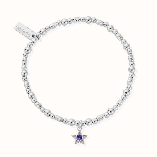 February Birthstone Bracelet